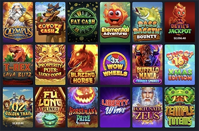 Jackoro Casino Spielauswahl – über 3.000 Slots und Tischspiele